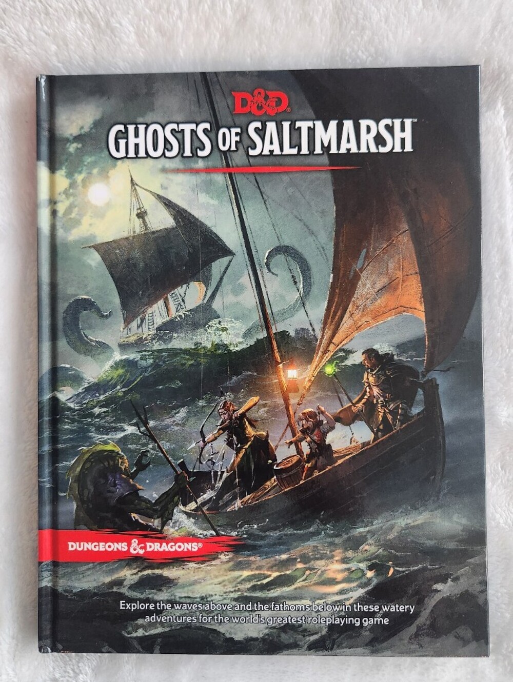 D&D Ghosts of Saltmarsh Hardcover 5E Adventure Dungeons And Dragons Game Book